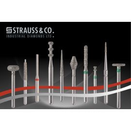 Бор алмазный Strauss&Co FG 801-008M A08 10шт