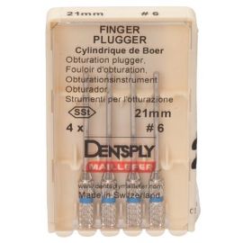 Уплотнитель гуттаперчи Maillefer Finger Plugger №6 21мм 4шт A020402100600