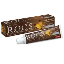Зубная паста ROCS Кофе и Табак 74г