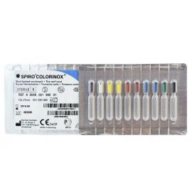 Пульпоэкстрактор Maillefer Colorinox Spiro набор 21мм 10шт A004B02190001
