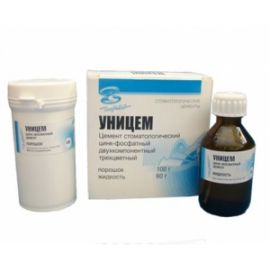 Цемент Владмива Уницем 100/60 золото-желтый