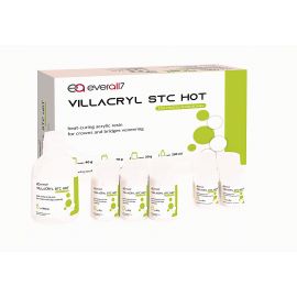 Villacryl STC HOT Kit - пластмасса горячей полимеризации для облицовки коронок и мостовидных протезов (набор)