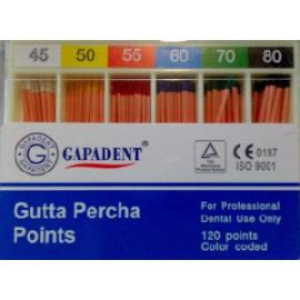 Гуттаперчевые штифты Meta Dental №45-80 (120шт)