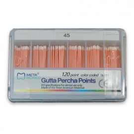 Гуттаперчевые штифты Meta Dental №45 (120шт)