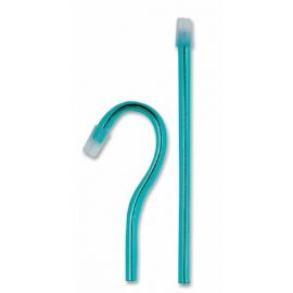 Слюноотсосы Asa Dental BLOSSOM, бирюзовые, 15 см, 100 шт