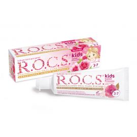 Зубная паста ROCS Kids Sweet Princess аромат Розы, 45г