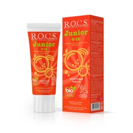 Зубная паста ROCS Junior, фруктовая радуга