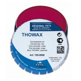 Воск Yeti THOWAX пришеечный , цвет красный, баночка 70 г., 