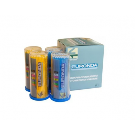 Микроаппликаторы №3, Fine, коробка 1 туба х 100 шт, Euronda