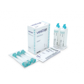 А-силикон VESTIGE CLEAR FLD, 2x50мл + 6 смесительных наконечников, Trayart 