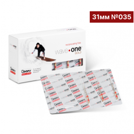 Инструмент машинный WaveOne Gold Medium, 31мм. 3шт., Dentsply Sirona