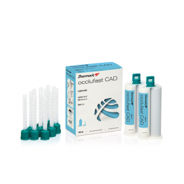 А-силикон Occlufast CAD  для регистрации прикуса для CAD CAM систем (2*50 мл + 12 насадок) 