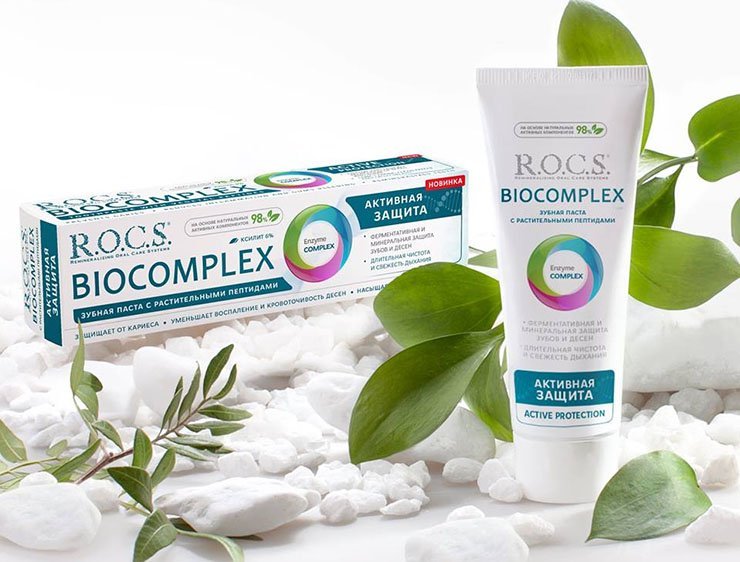 Новая зубная паста R.O.C.S. Biocomplex